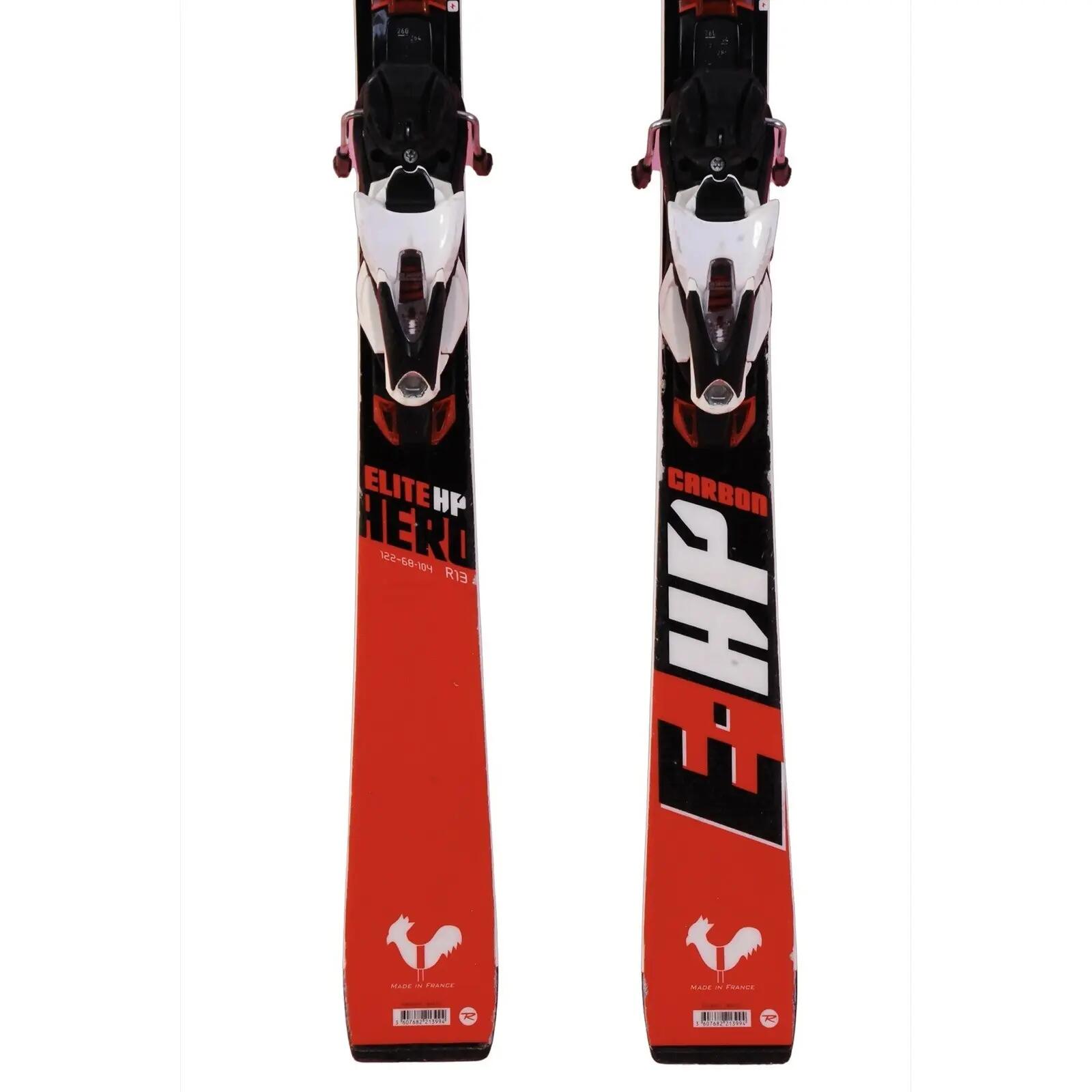 RECONDITIONNE - Ski Rossignol Hero Elite Hp Carbon + Fixations 4/5