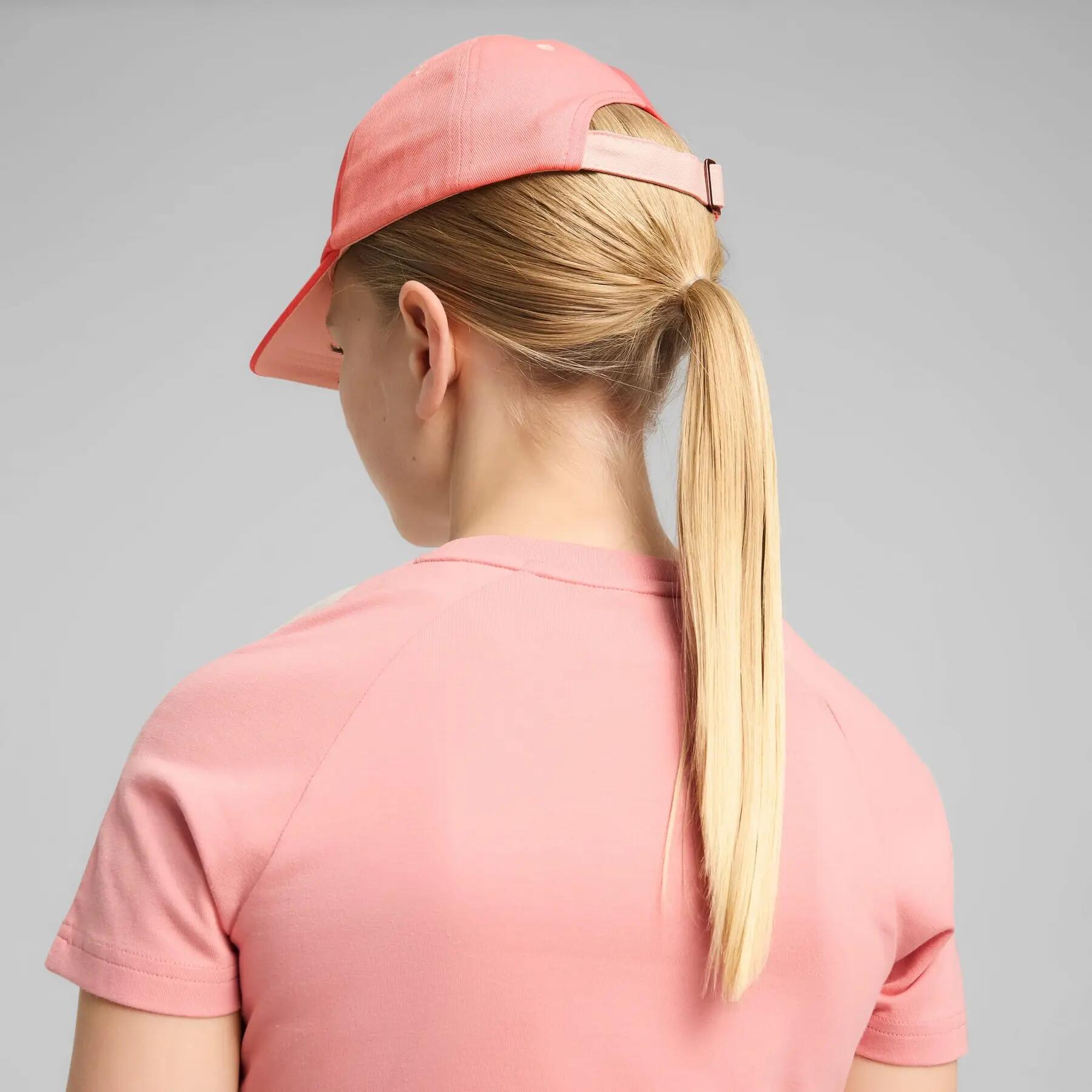 Boné infantil Puma ESSENTIALS DAD JR rosa 02612402 4/4