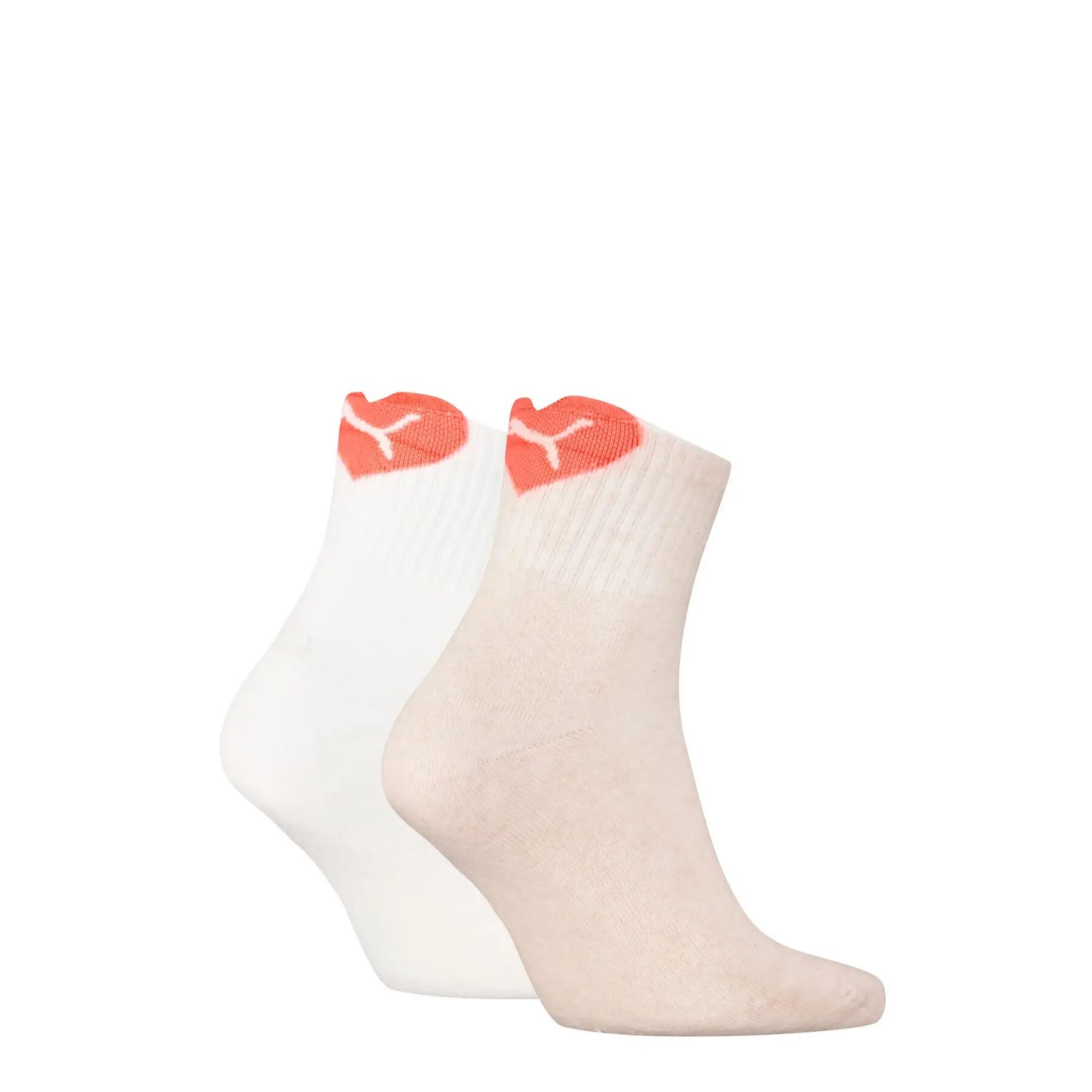 Puma Skarpety Heart Logo Crew 2-Pack 93855504 2/3