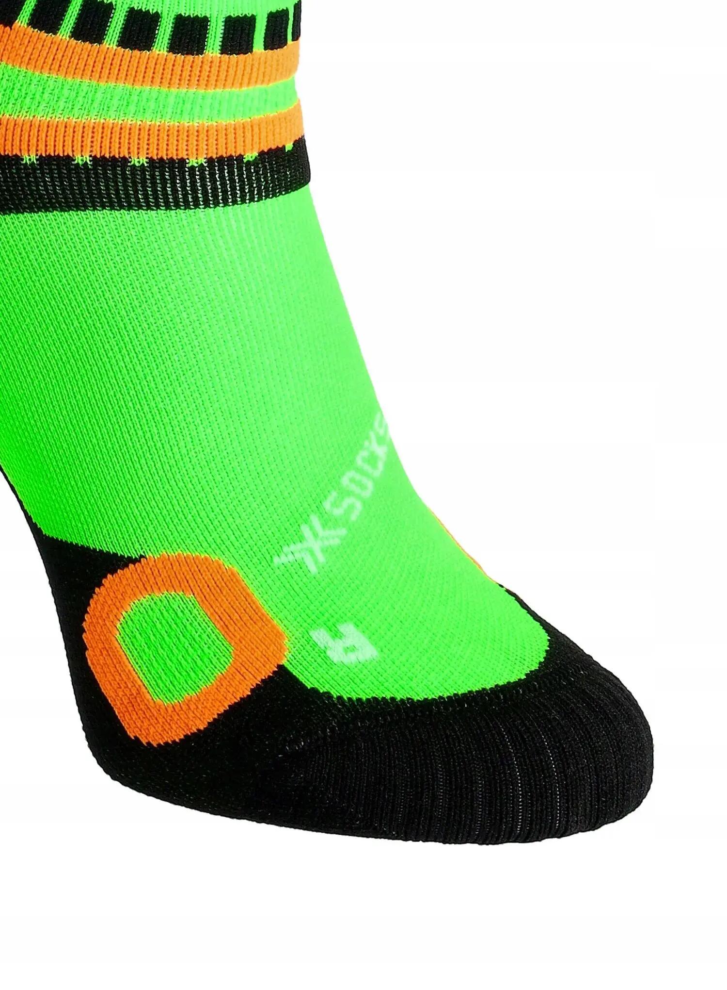 Skarpety unisex X-Socks Hike Discover Ankle Fluo Green Frog E125 4/4