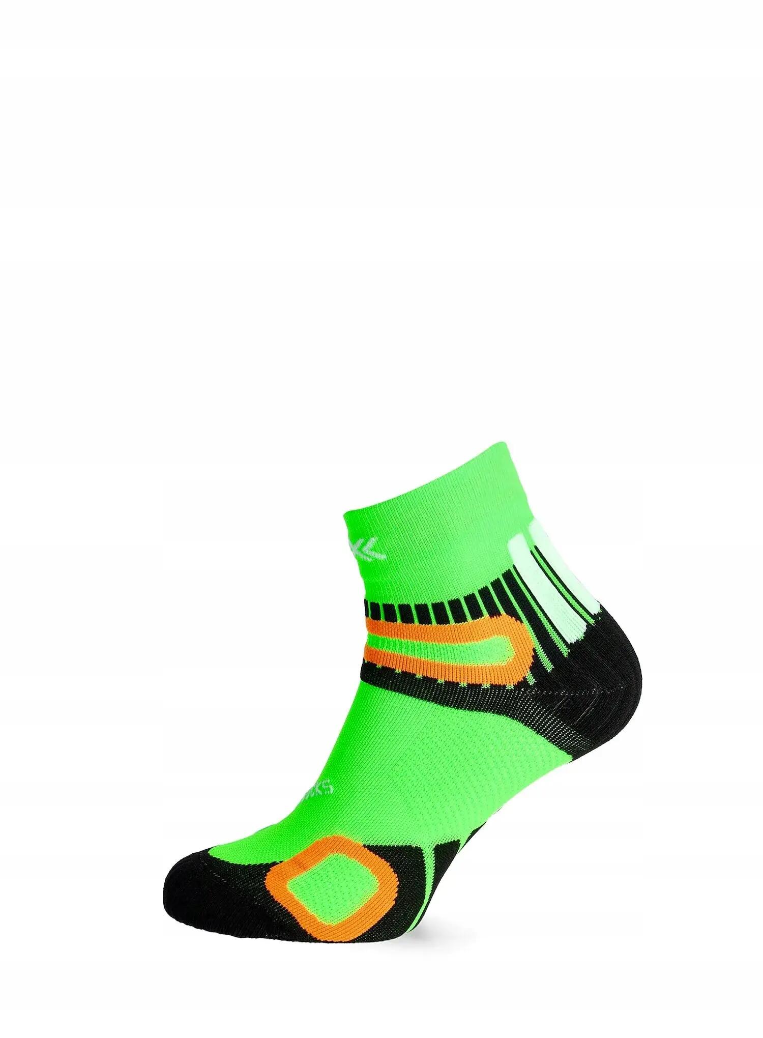 Skarpety unisex X-Socks Hike Discover Ankle Fluo Green Frog E125 3/4