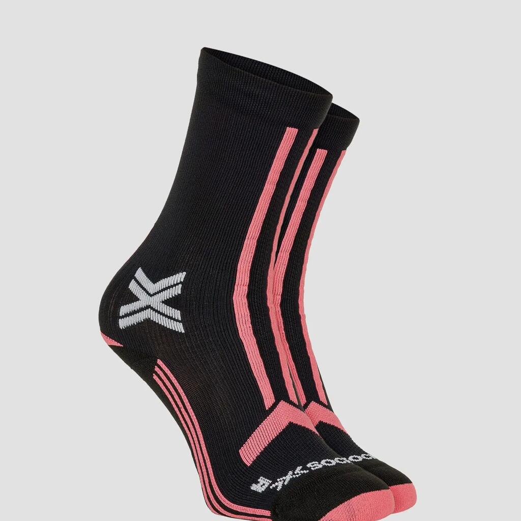 X-Socks Trailrun Discover Crew Black/Dust Pink Socks