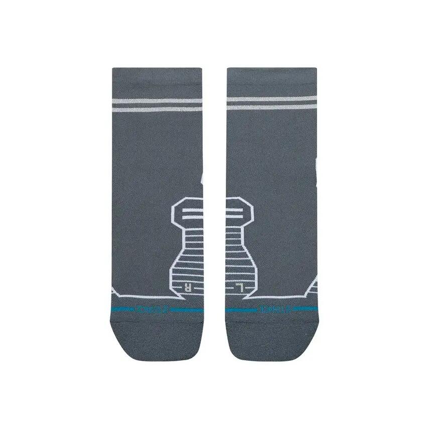 Hardlopen Unisex Freshtek Infiknit Run Halfhoge Sokken Reflector Grijs 2/3