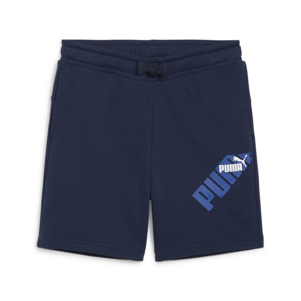 Puma POWER GRAPHIC TR boys' shorts navy blue 67925314 size 140