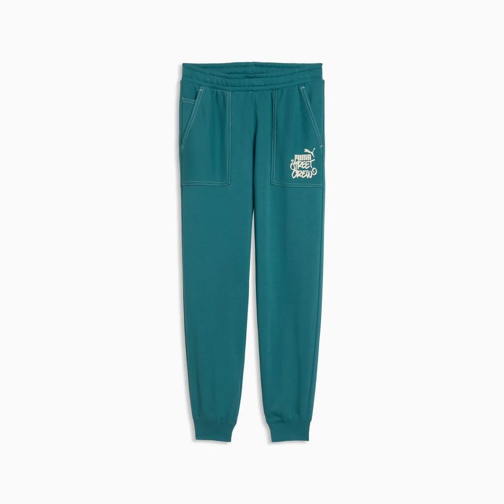 Boys' sweatpants Puma MID90S TR turquoise 69174741 size 164