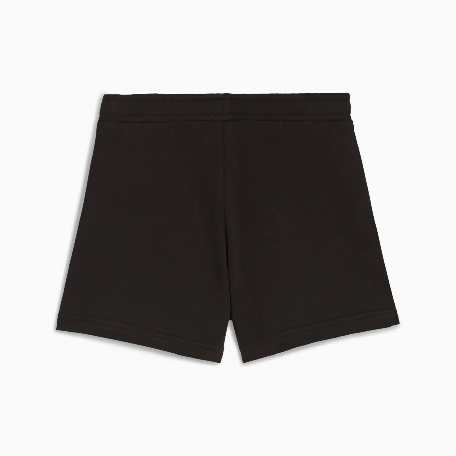 Calções Puma ESS SMALL LOGO TR para menina, pretos, 68835501, tamanho 140 2/2