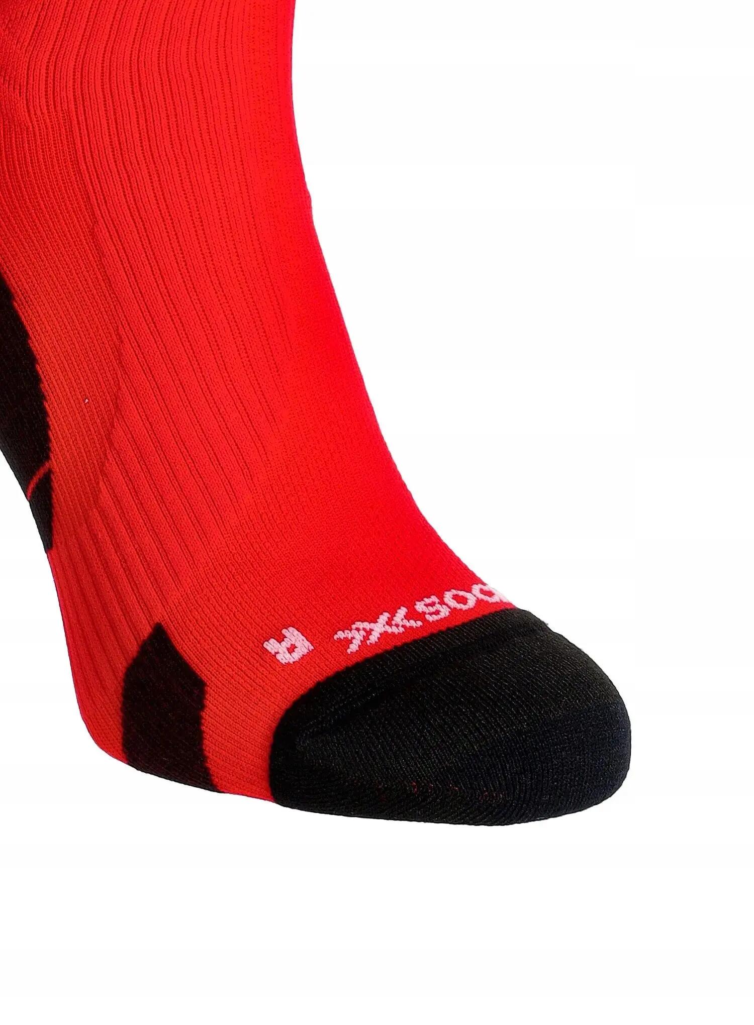 Skarpety unisex X-Socks Run Perform Crew Rocket Red R110 4/4