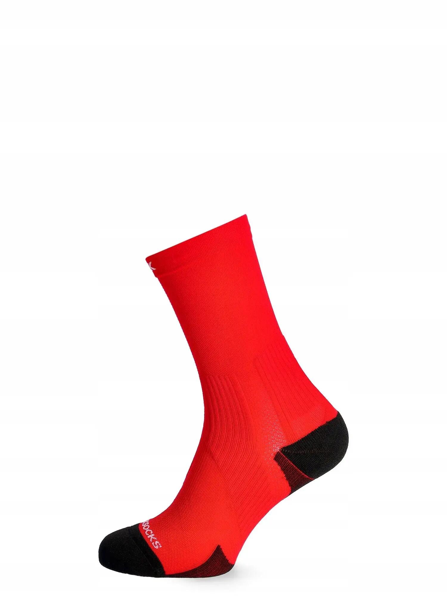 Skarpety unisex X-Socks Run Perform Crew Rocket Red R110 3/4