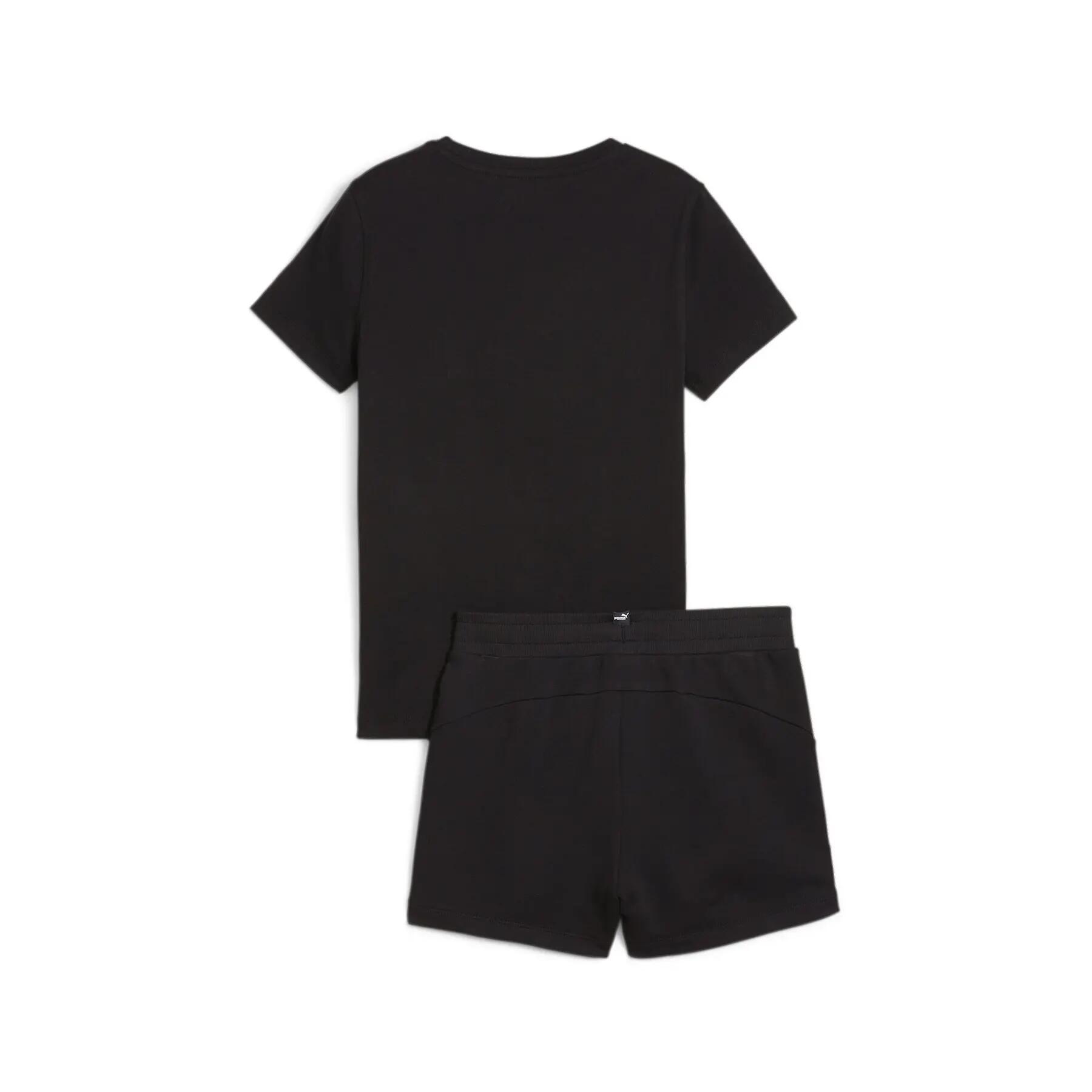 Conjunto deportivo Puma BLOSSOM para niña, color negro, modelo 68032001 2/3