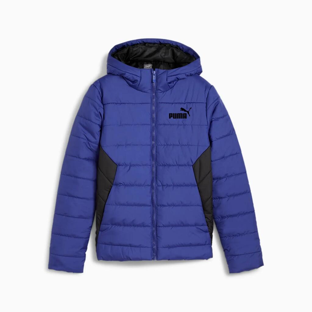Puma ESS PADDED boys' hooded jacket purple 67055927 size 128