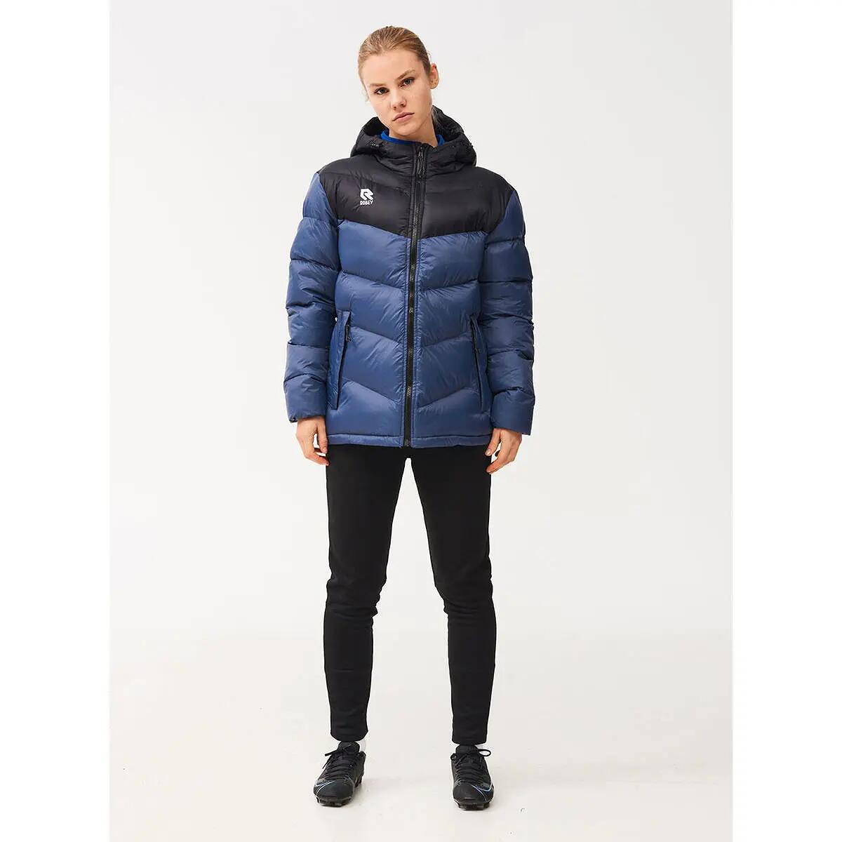 Veste coach - Teamsport - Enfants - Chaude, Légère - Marine/Noir 4/5