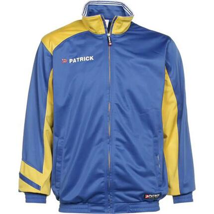 Veste sport - hommes - polyester léger - royal/jaune