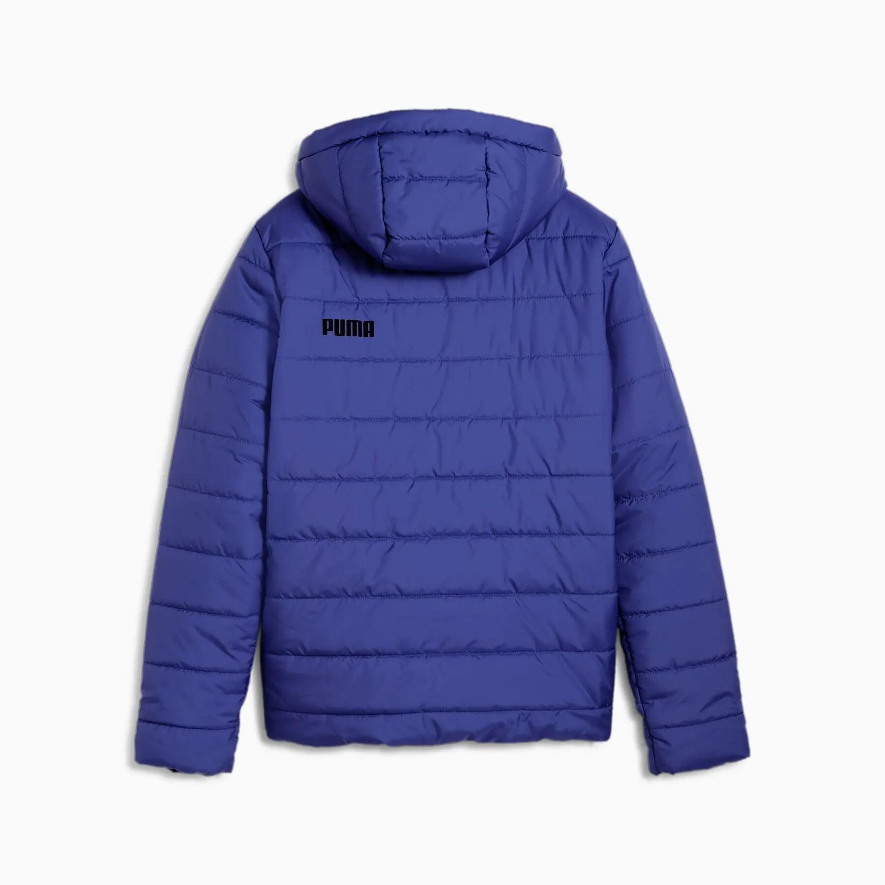 Jaqueta com capuz Puma ESS PADDED infantil roxa 67055927 tamanho 140 2/5