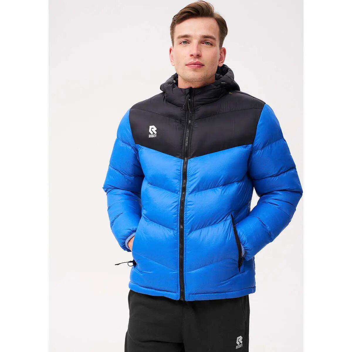 Veste coach enfants sport - chaleur isolée - Robey - Royal/Noir 5/5