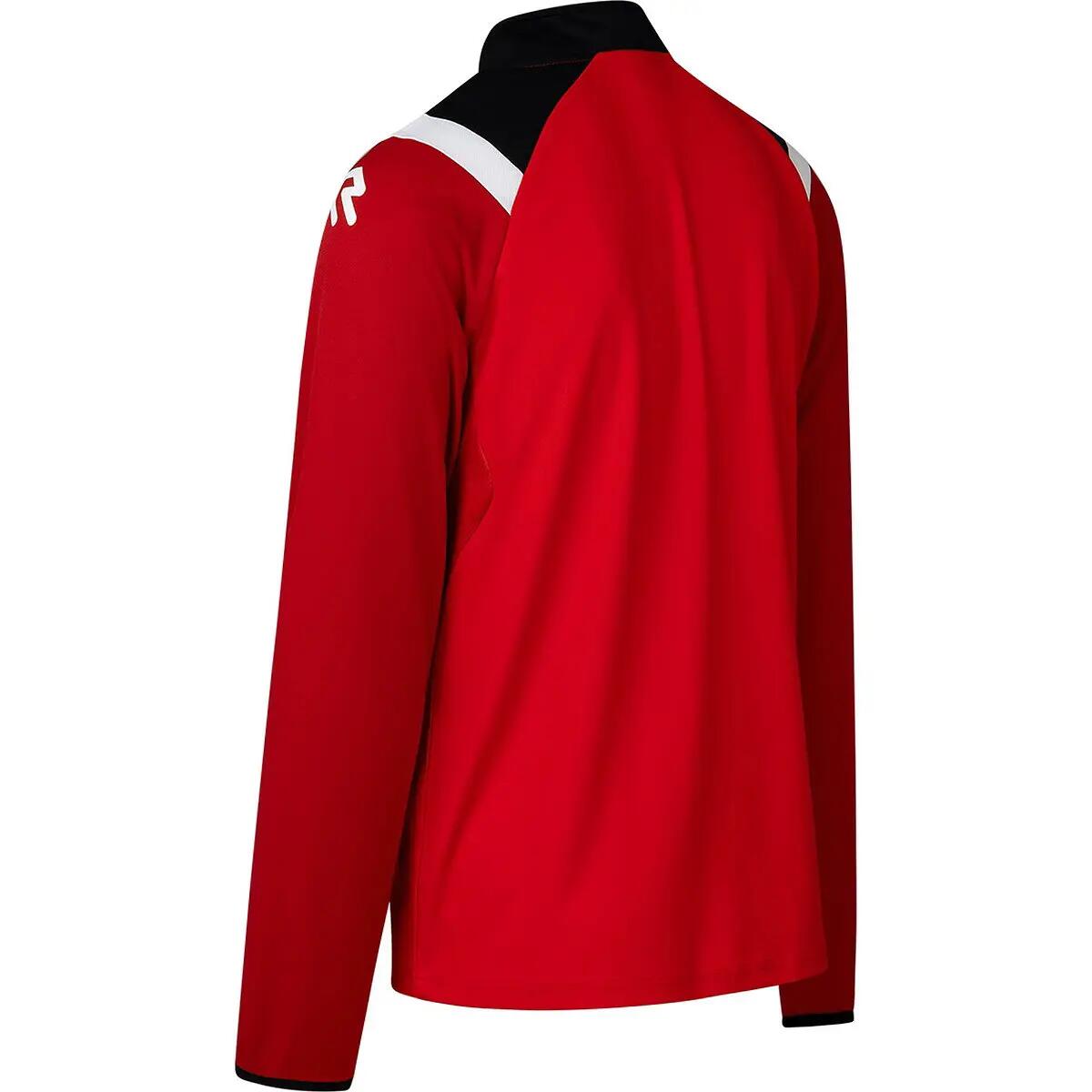 Herren - Training - Jacke - Atmungsaktiv, Full-Zip, Raglanärmel - Grün/Rot 4/5