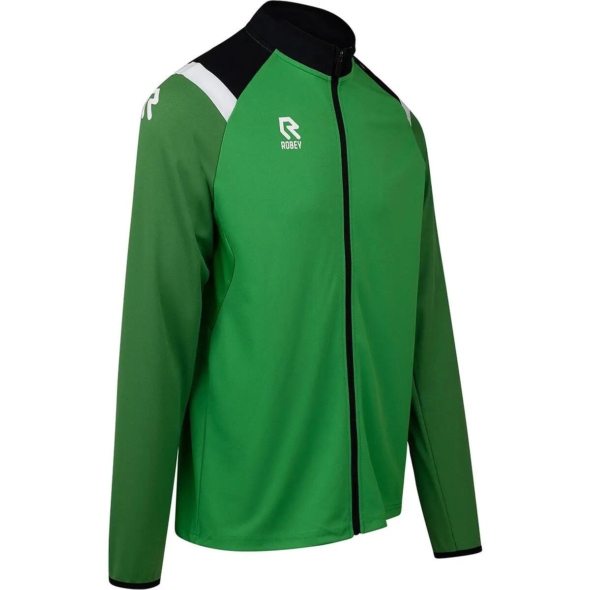 Gilet - Voetbal - Kinderen - Robey Control - Polyester, volle rits - Groen 2/5