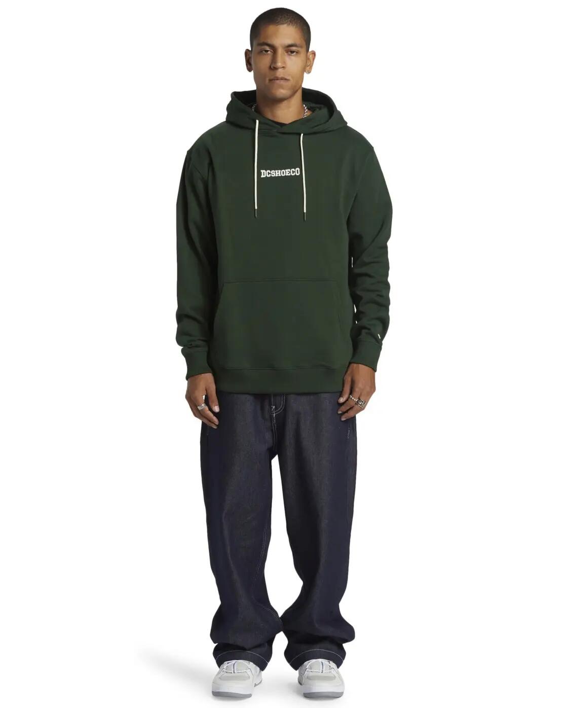 Sweat à capuche BASELINE Vert Homme 3/4