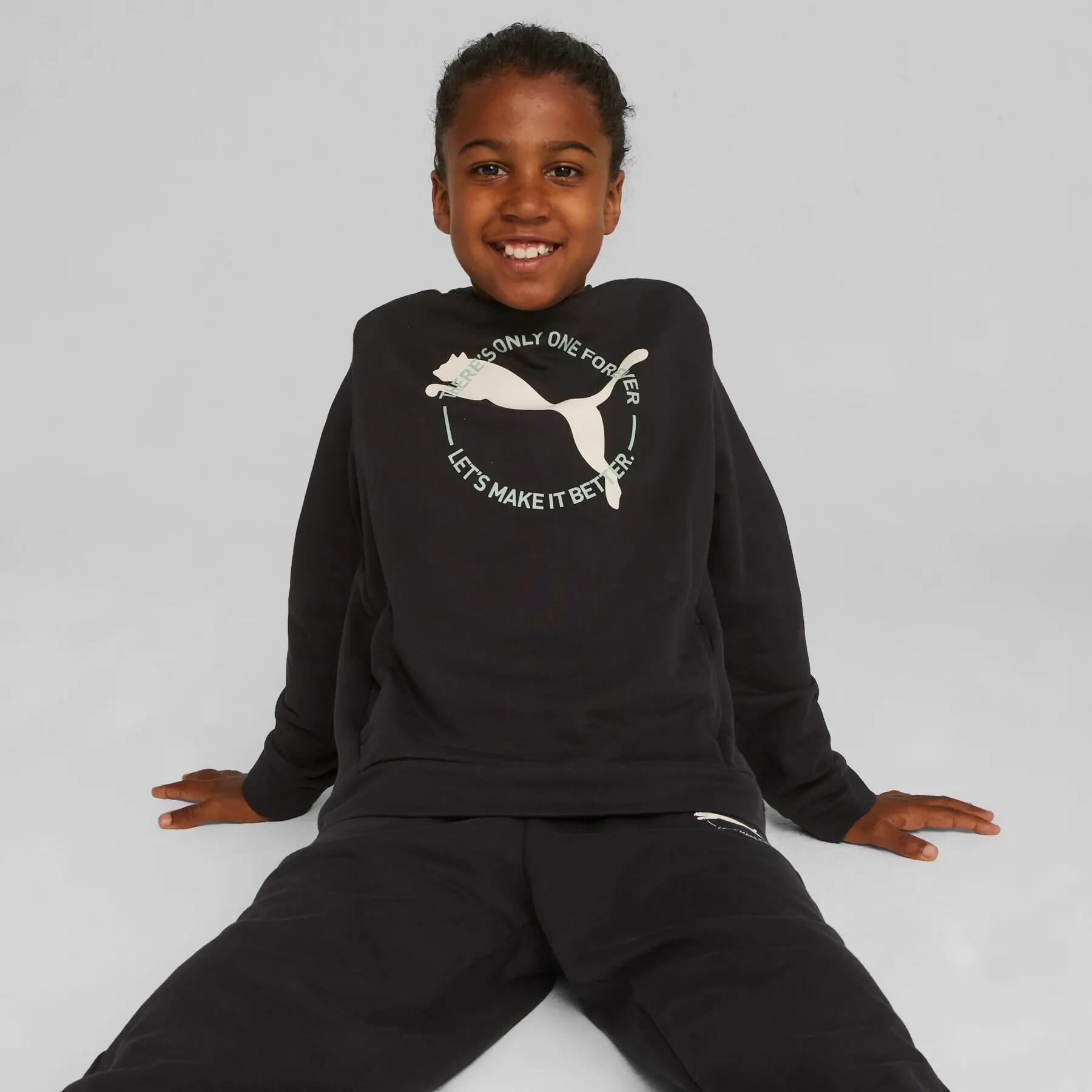 Moletom infantil Puma BETTER SPORTSWEAR TR 3/5