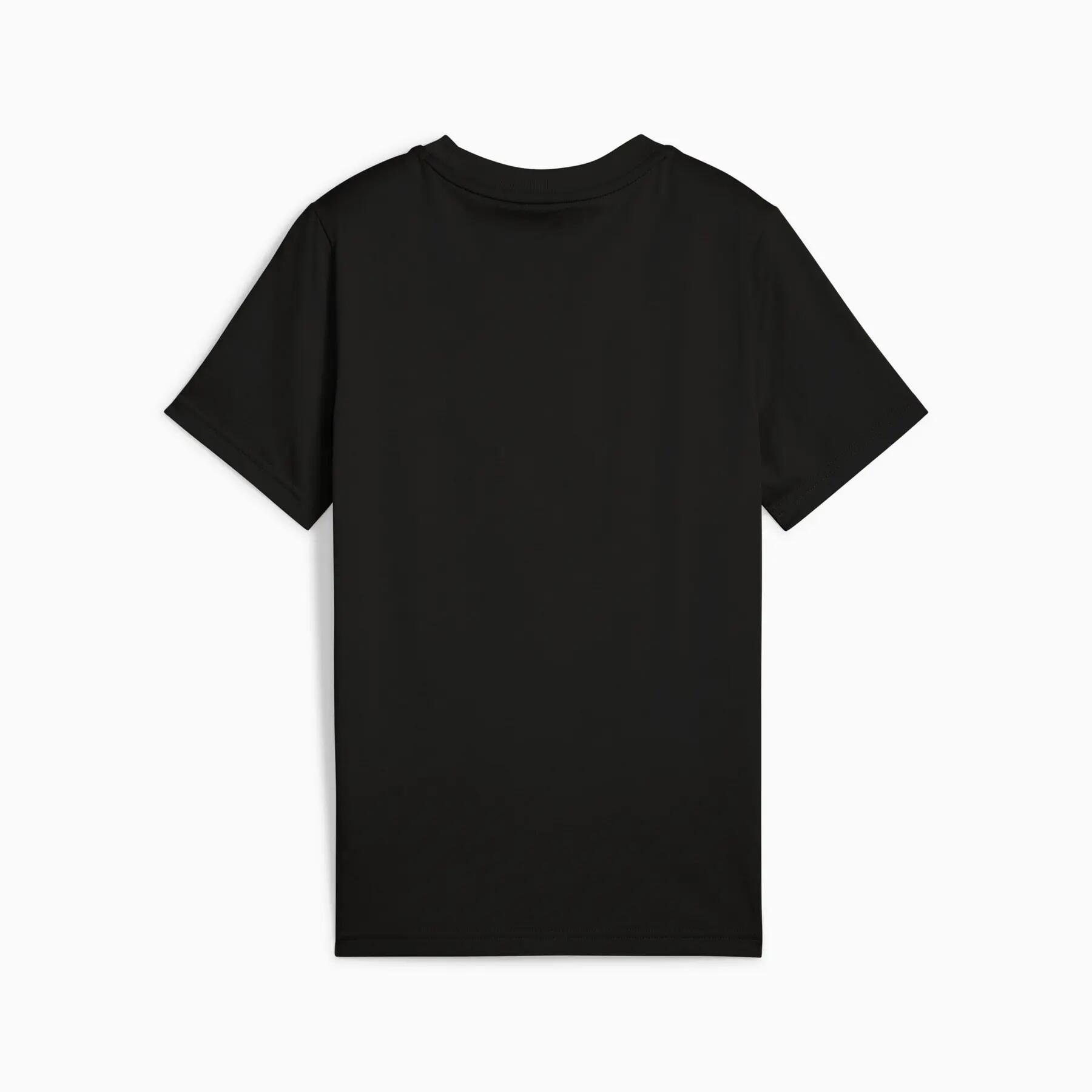 Camiseta feminina Puma FLAMING LOVE GRAPHIC preta 68510701 tamanho 176 2/3