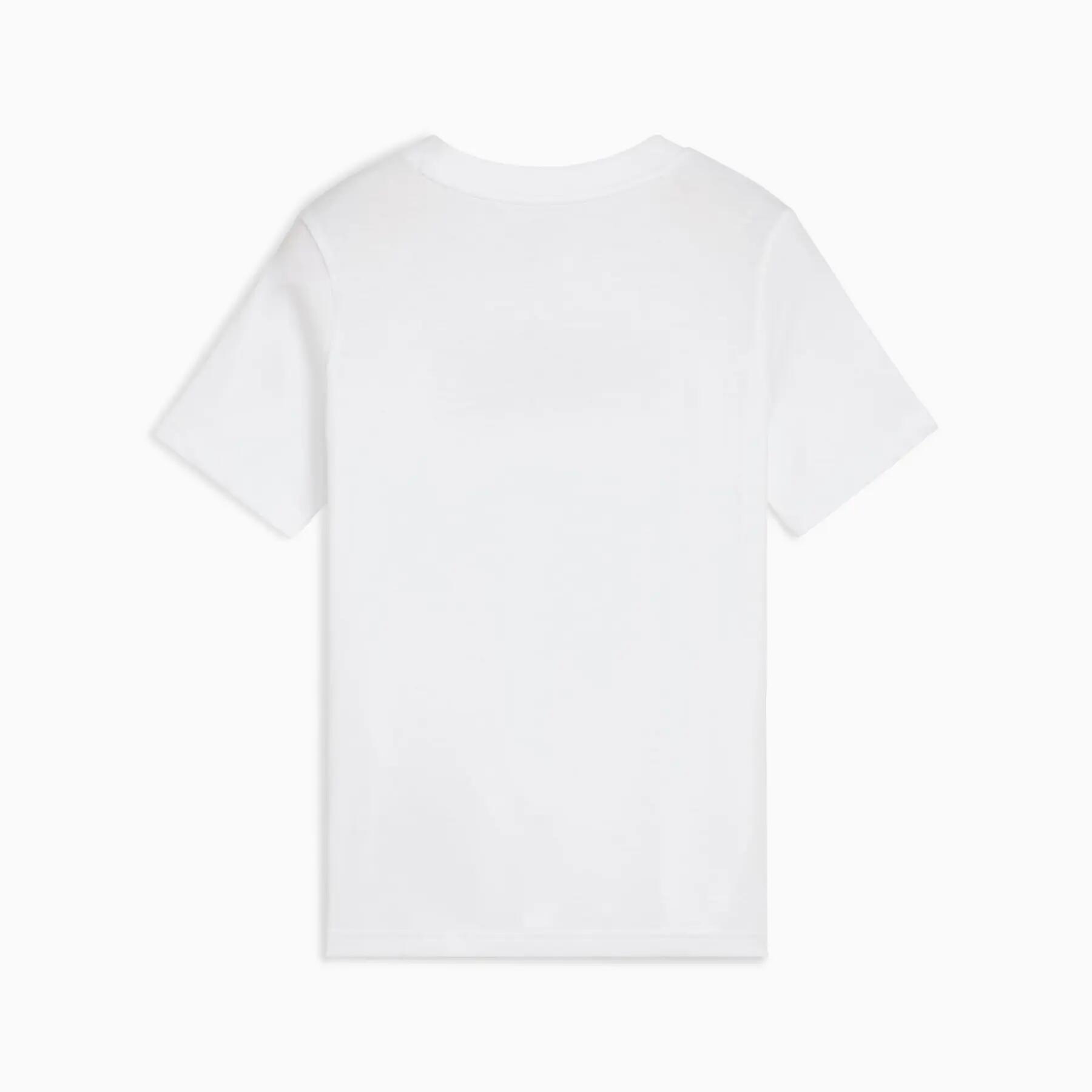 Camiseta infantil Puma ESS LOGO branca 68834002 tamanho 152 2/2