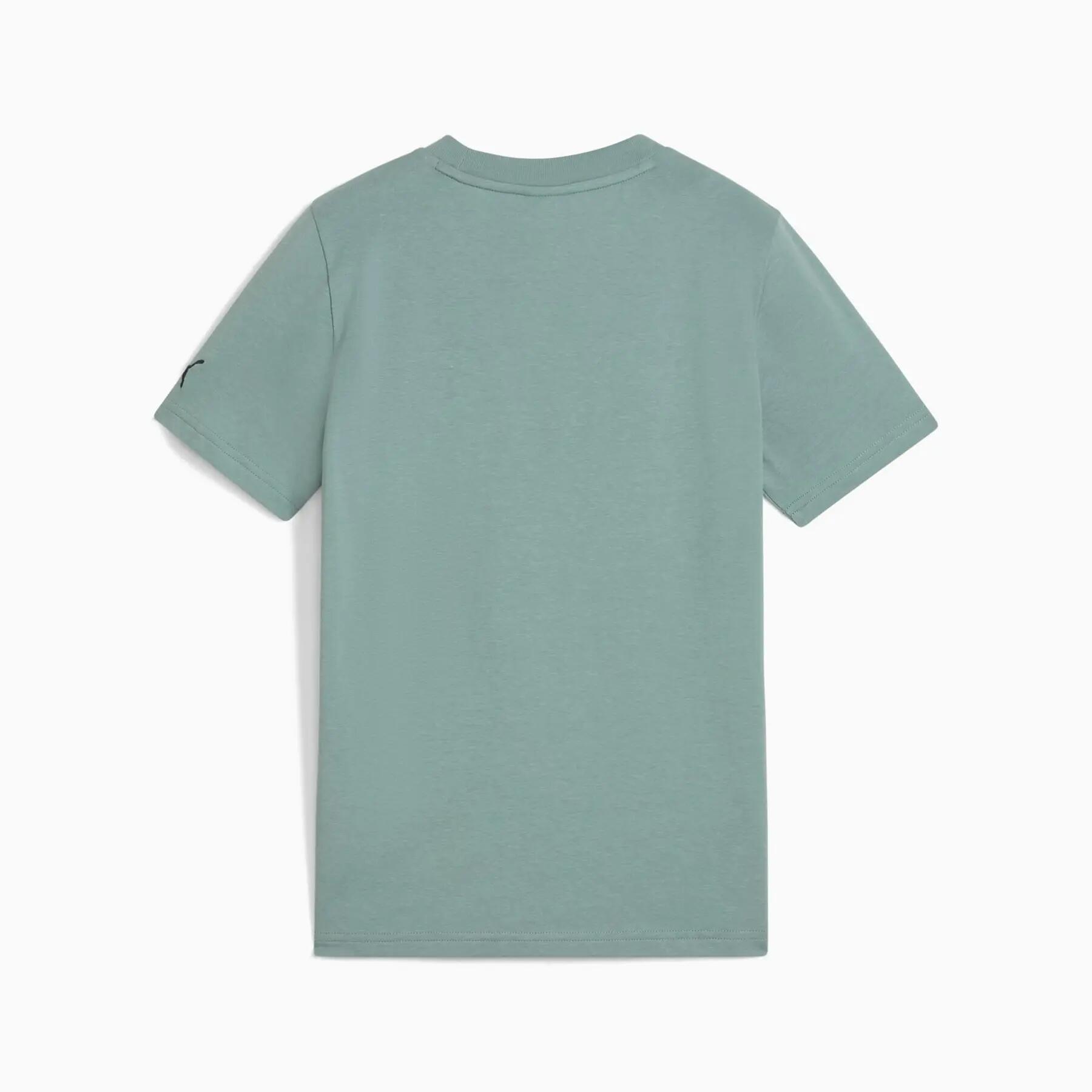 Camiseta Puma SUPER GRAPHIC I infantil verde 62986430 tamanho 176 2/3