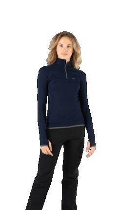 Lorica Koszulka z Długim Rękawem z 100% Wełny Merino- 230 g/m² L, Granatowy