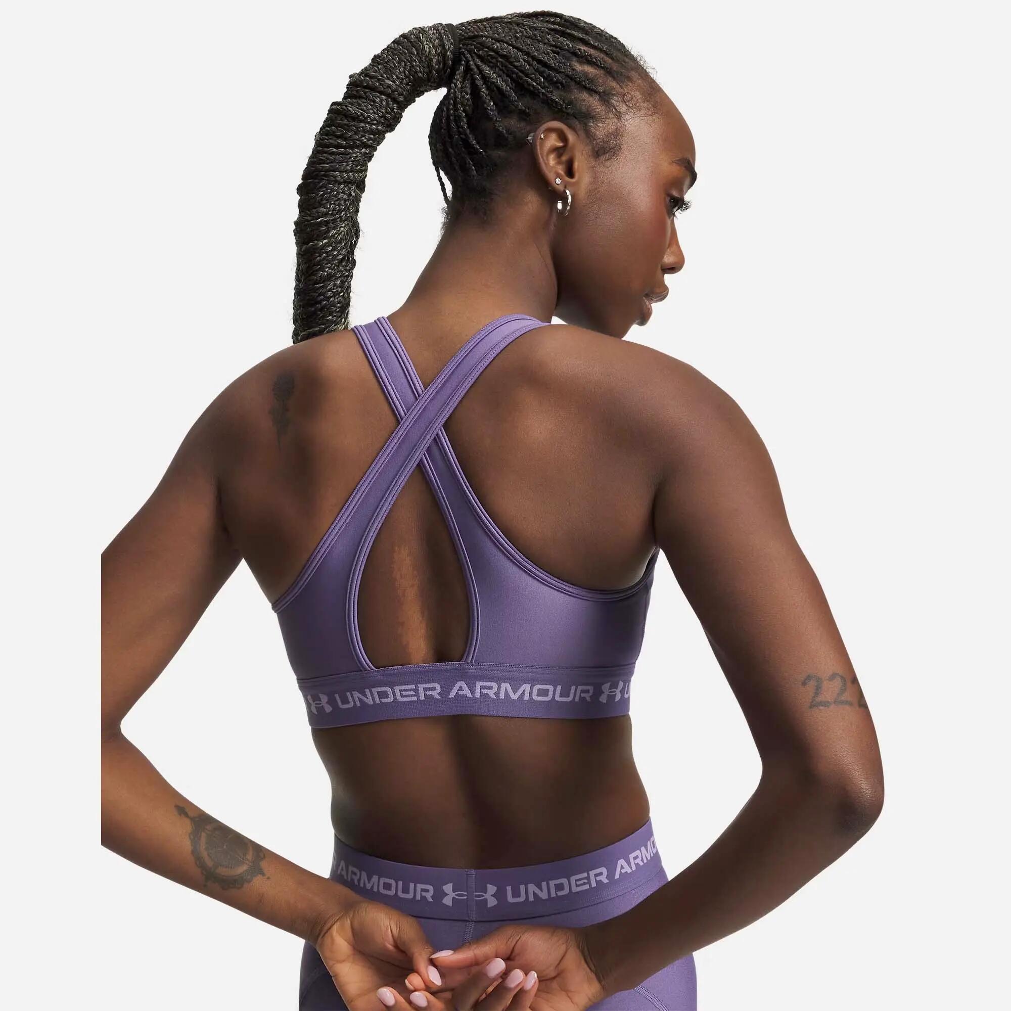 Top Under Armour Crossback Mid Bra Damskie 3/5