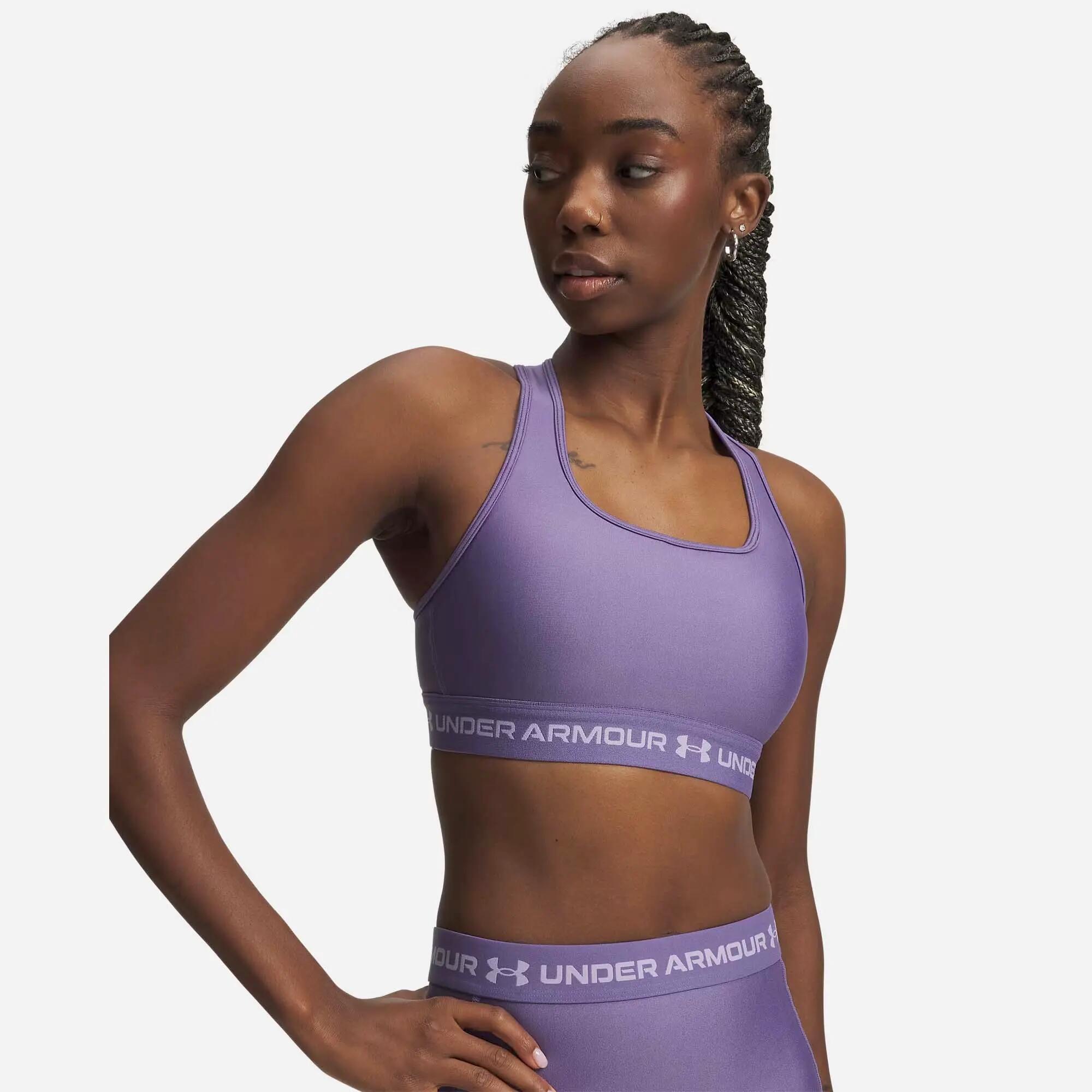Top Under Armour Crossback Mid Bra Damskie 2/5