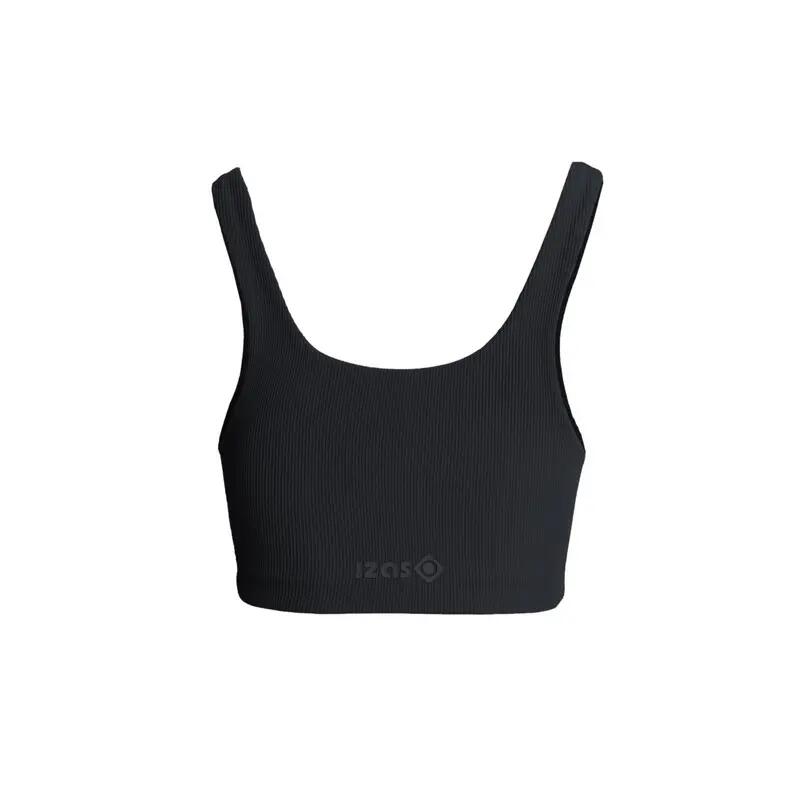 Maglie sportiva da donna jacquard BIXBY TOP con coppa rinforzata 2/4