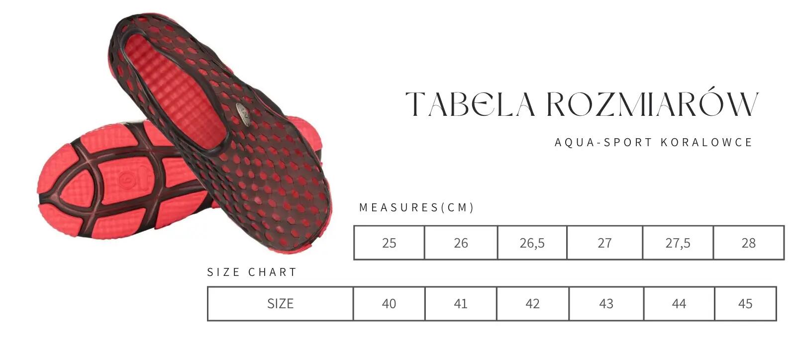 Koralowce obuwie plażowe unisex Aqua-Sport 5/5