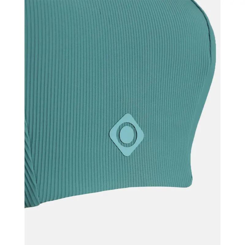 Maglie sportiva da donna jacquard BIXBY TOP con coppa rinforzata 3/4