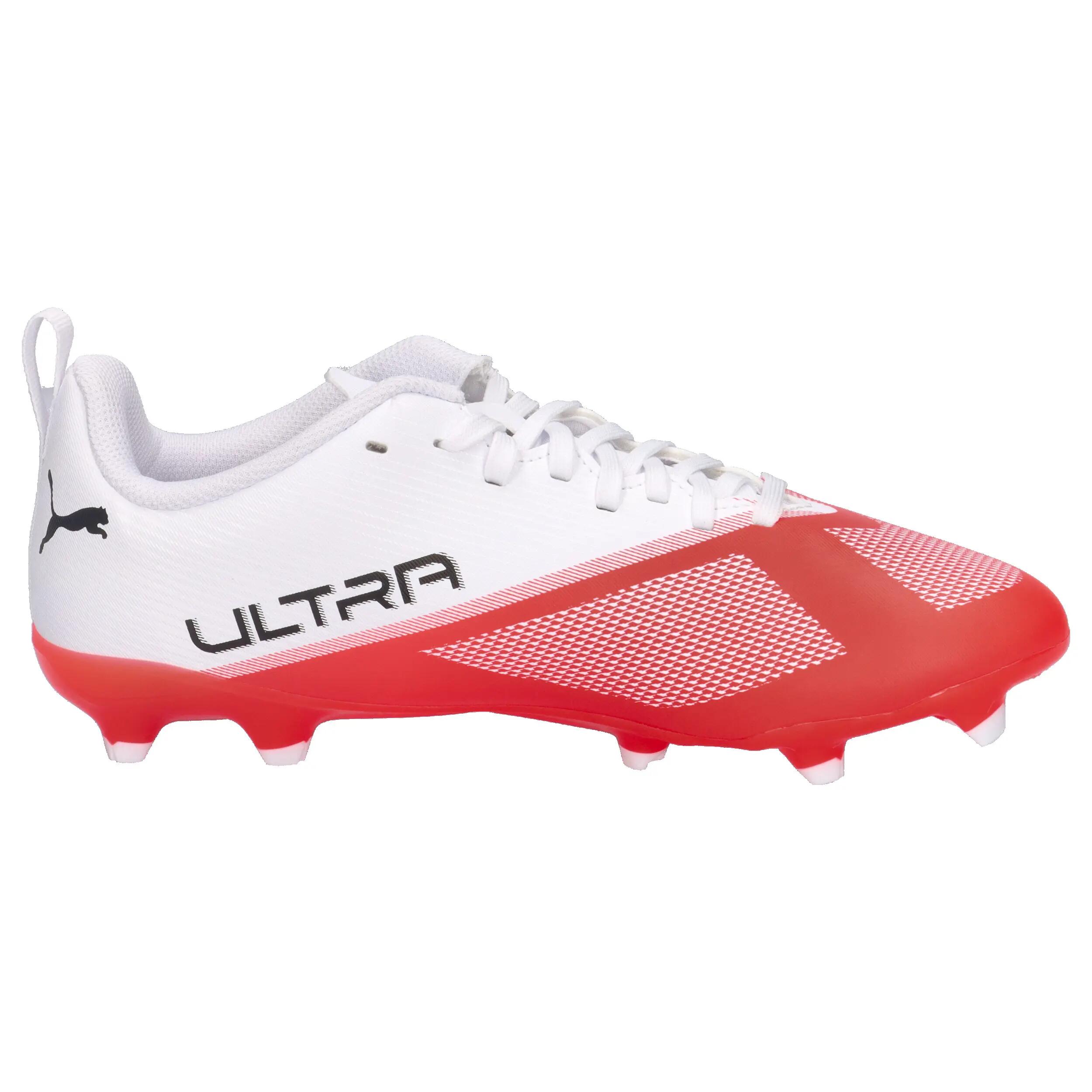 PUMA Teenager ULTRA 7 PLAY FG/AG Fußballschuhe 109164-01  Red Black White 7/14