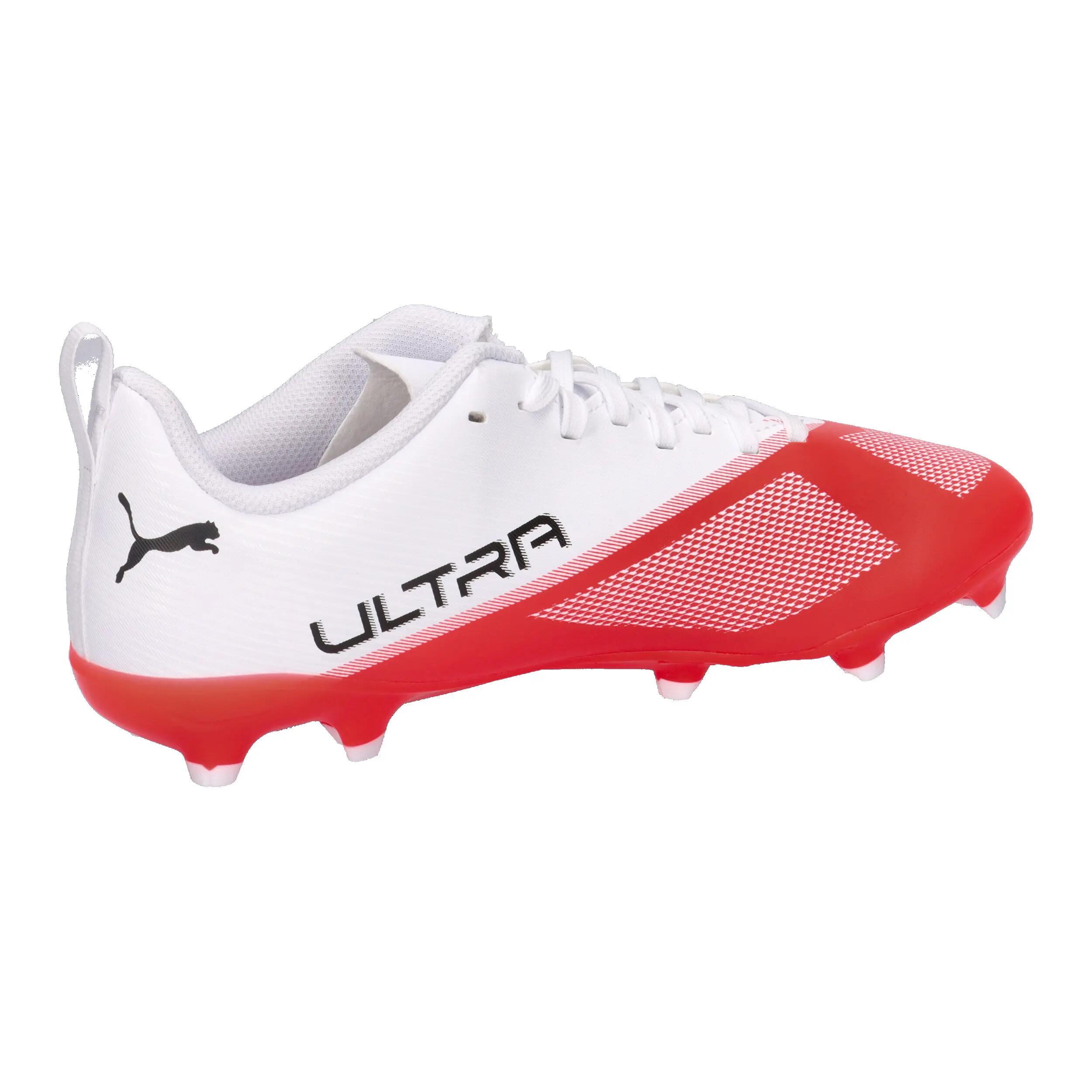 Puma Ultra 7 Play Fg Junior Weiß Und Rot 14/14