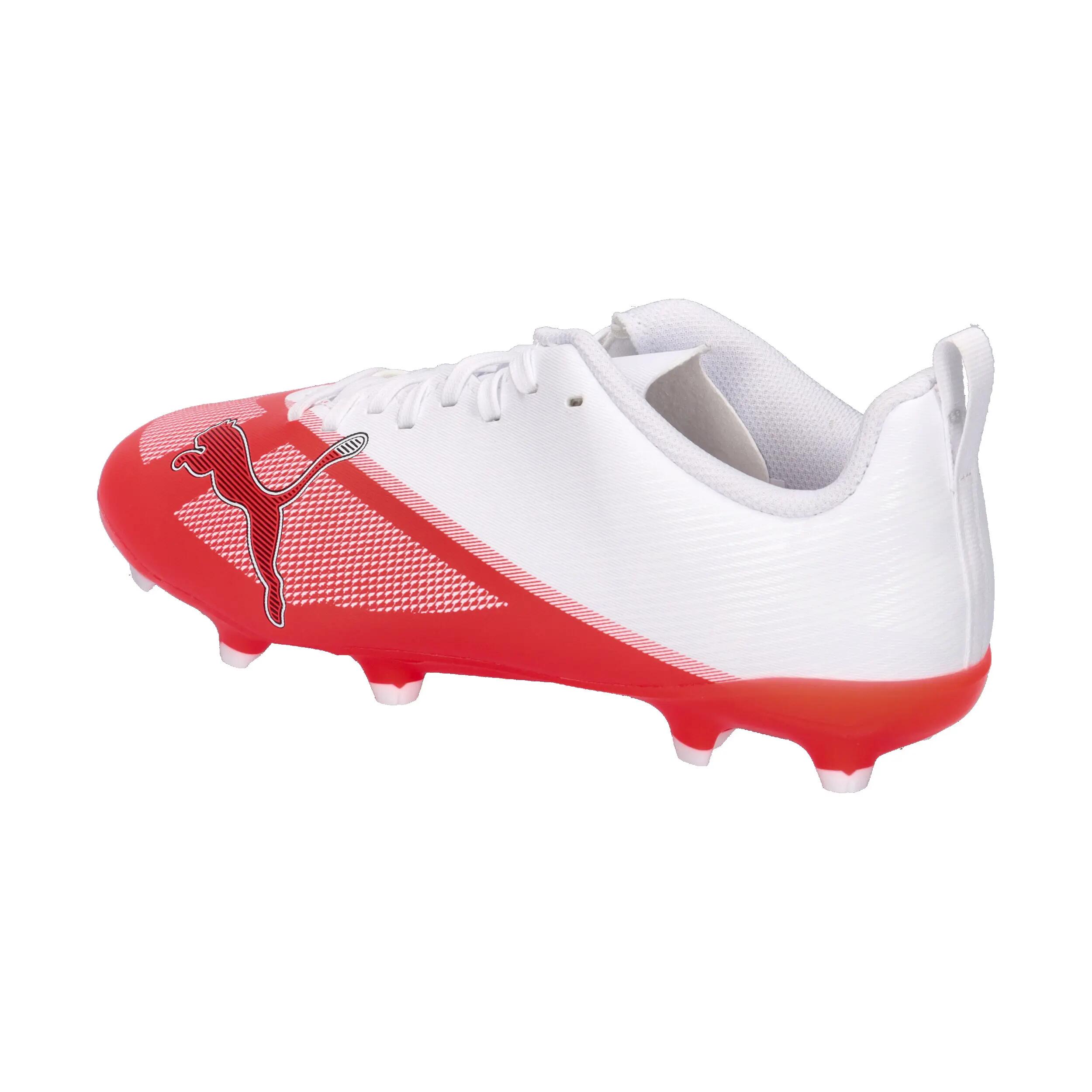 Puma Ultra 7 Play Fg Junior Weiß Und Rot 10/14