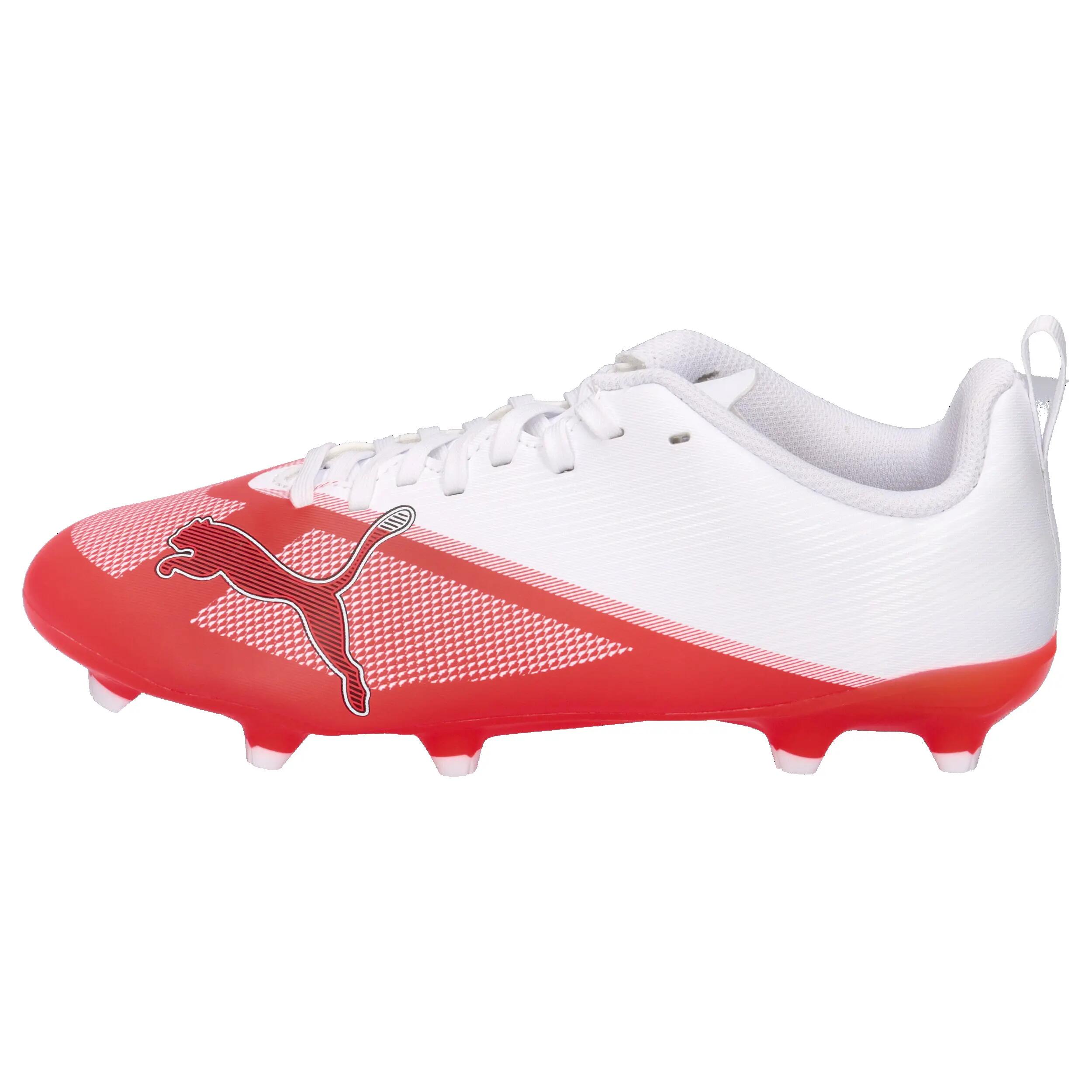Puma Ultra 7 Play Fg Junior Weiß Und Rot 9/14