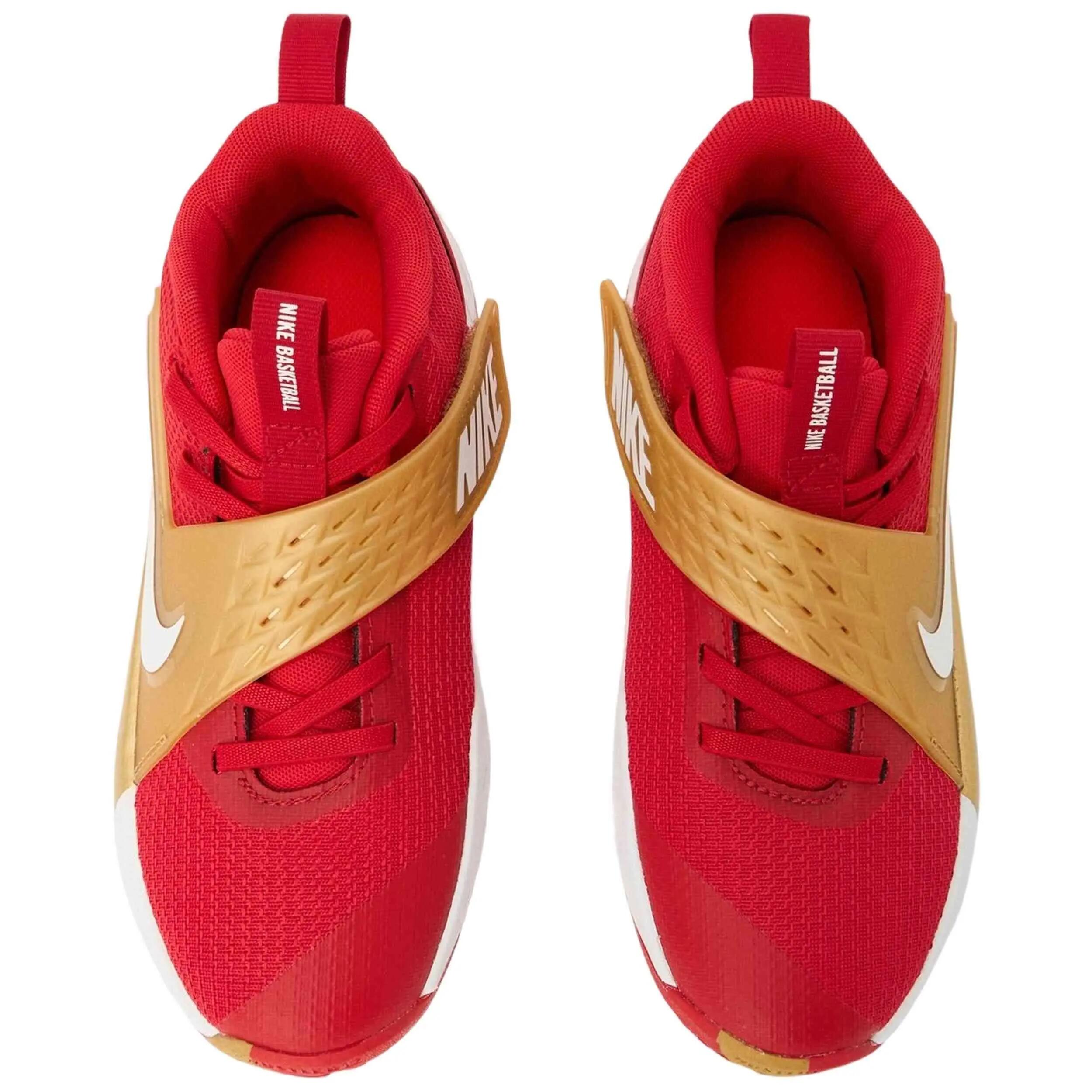 Tênis de basquete Nike modelo HF6280-603 para crianças unissex 4/5