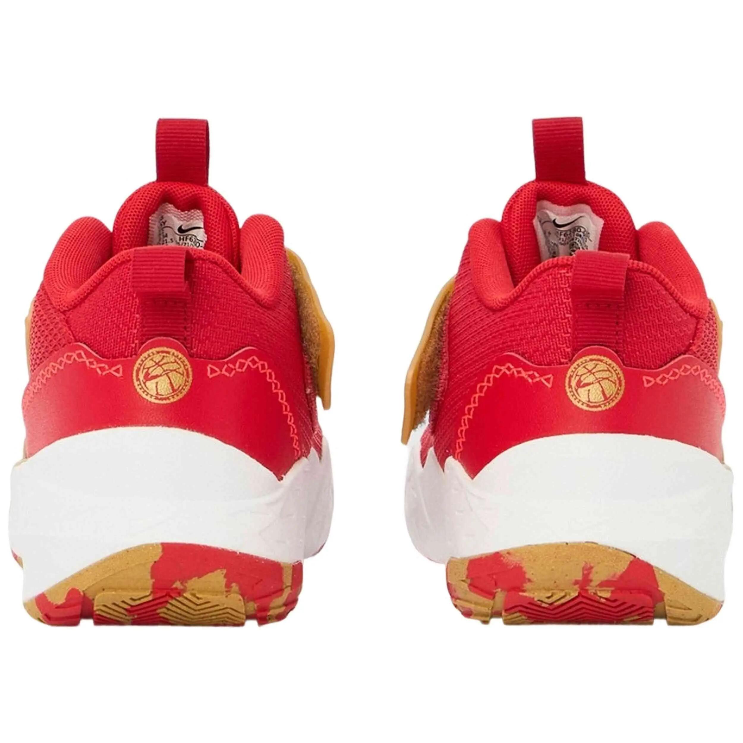 Tênis de basquete Nike modelo HF6280-603 para crianças unissex 3/5