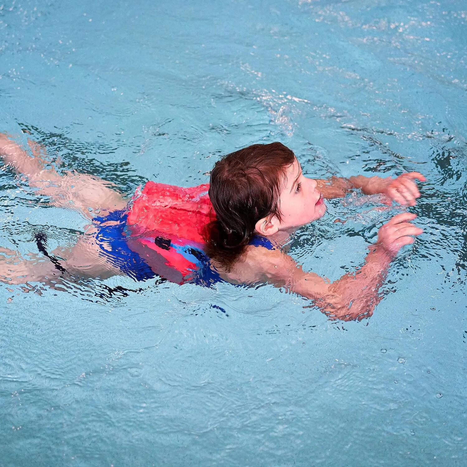 Schwimmgürtel 30–60 kg, 6-teilig Schwimmen Unisex Blau-Rot 5/6