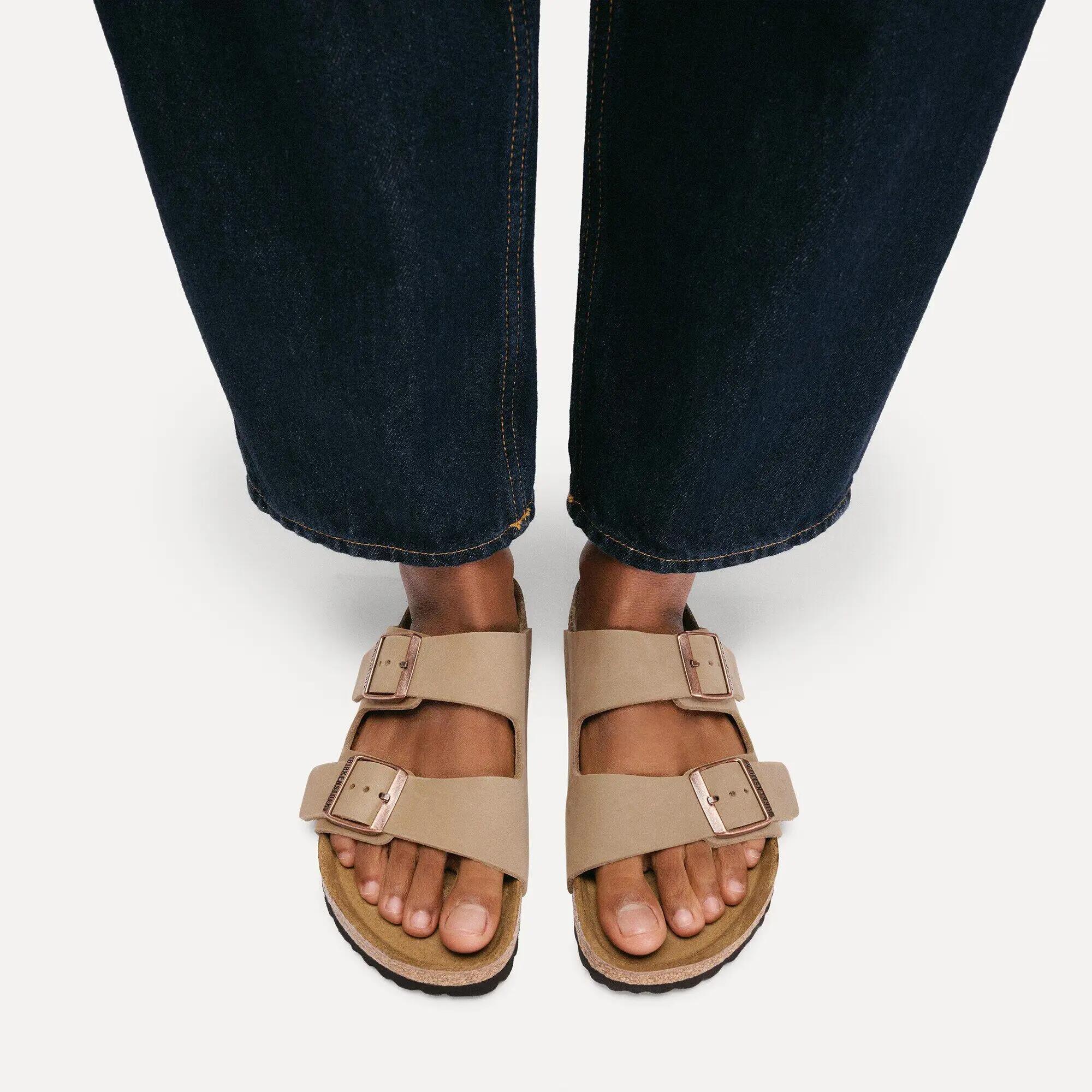 Birkenstock Arizona Flip-Flops aus geöltem Leder 4/12