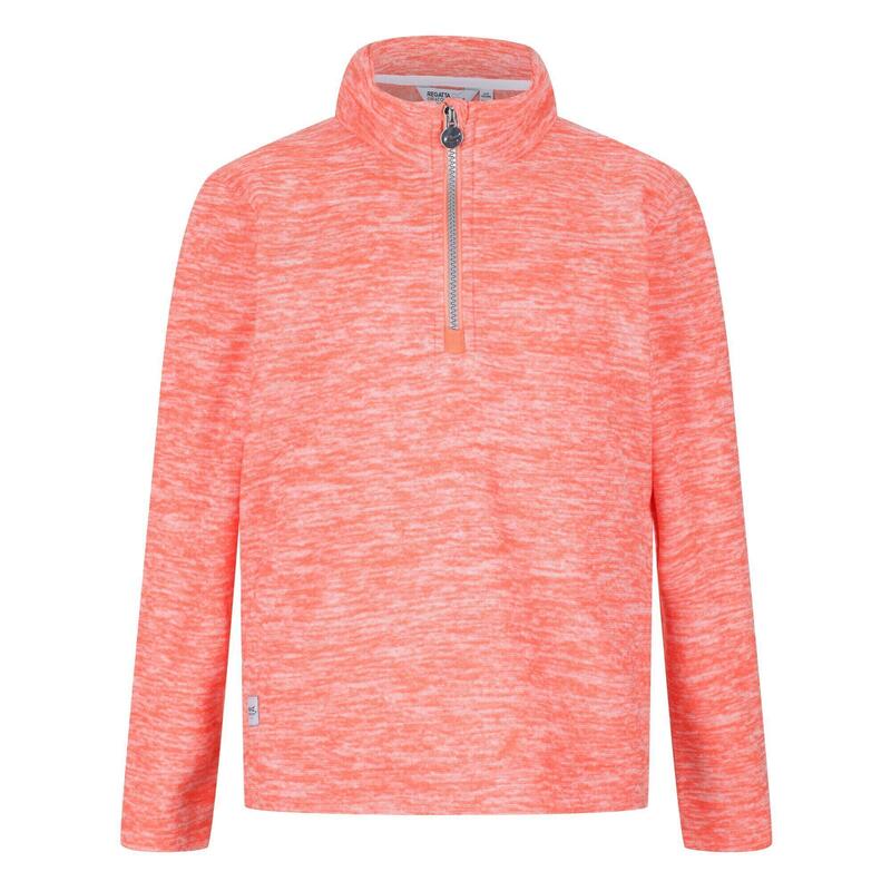Childrens/Kids Shay Polaire Top (Coral Marl)