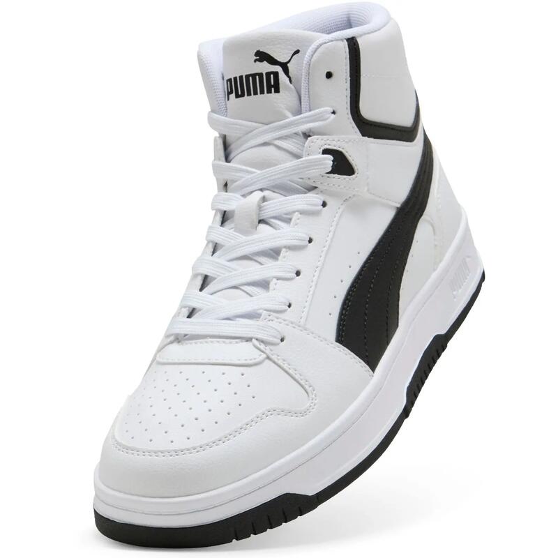 Pantofi sport unisex Puma Rebound Slam Mid, Alb