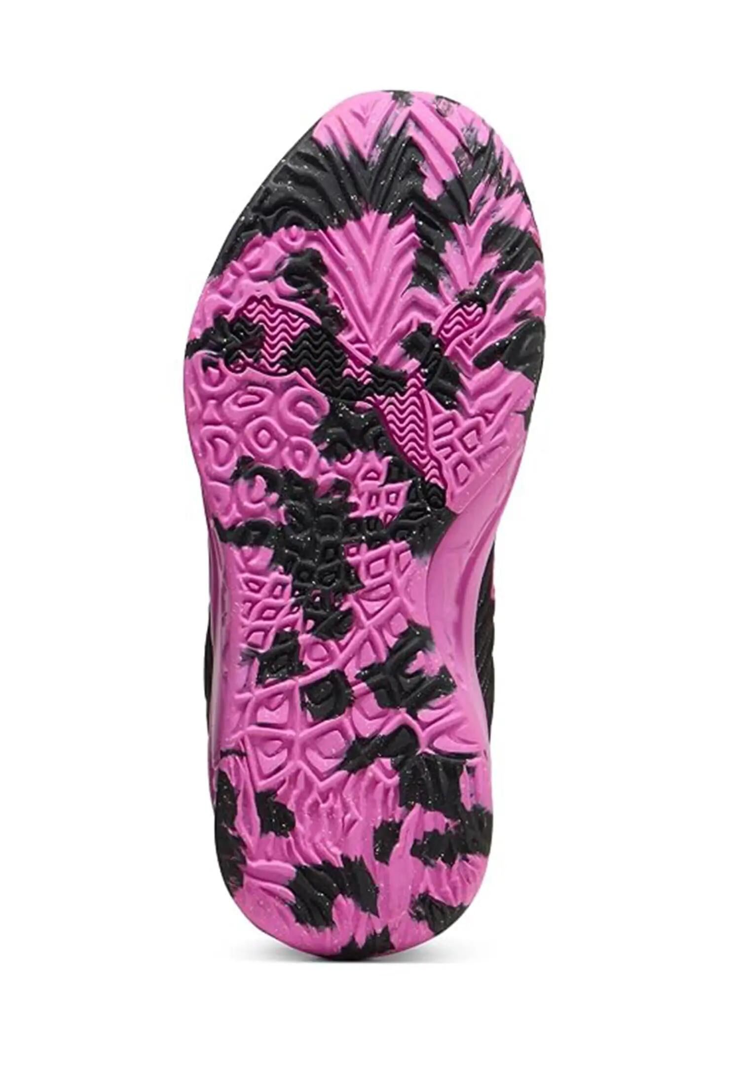 Puma Unisex Court Pro 3 Mid Basketballschuhe 313830-05  Black-Electric Orchid 4/5