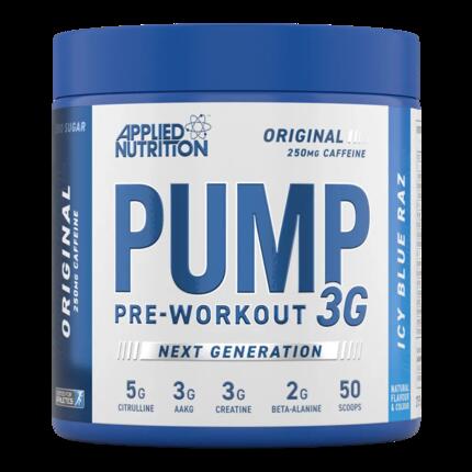 Pre-workout - Pump 3G Pre-Workout - Framboise Bleue Glacée 375g