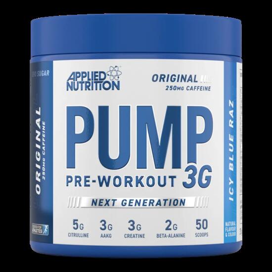 Preworkout | Pump 3g Pre-workout (375g) | Icy Blue Raz
