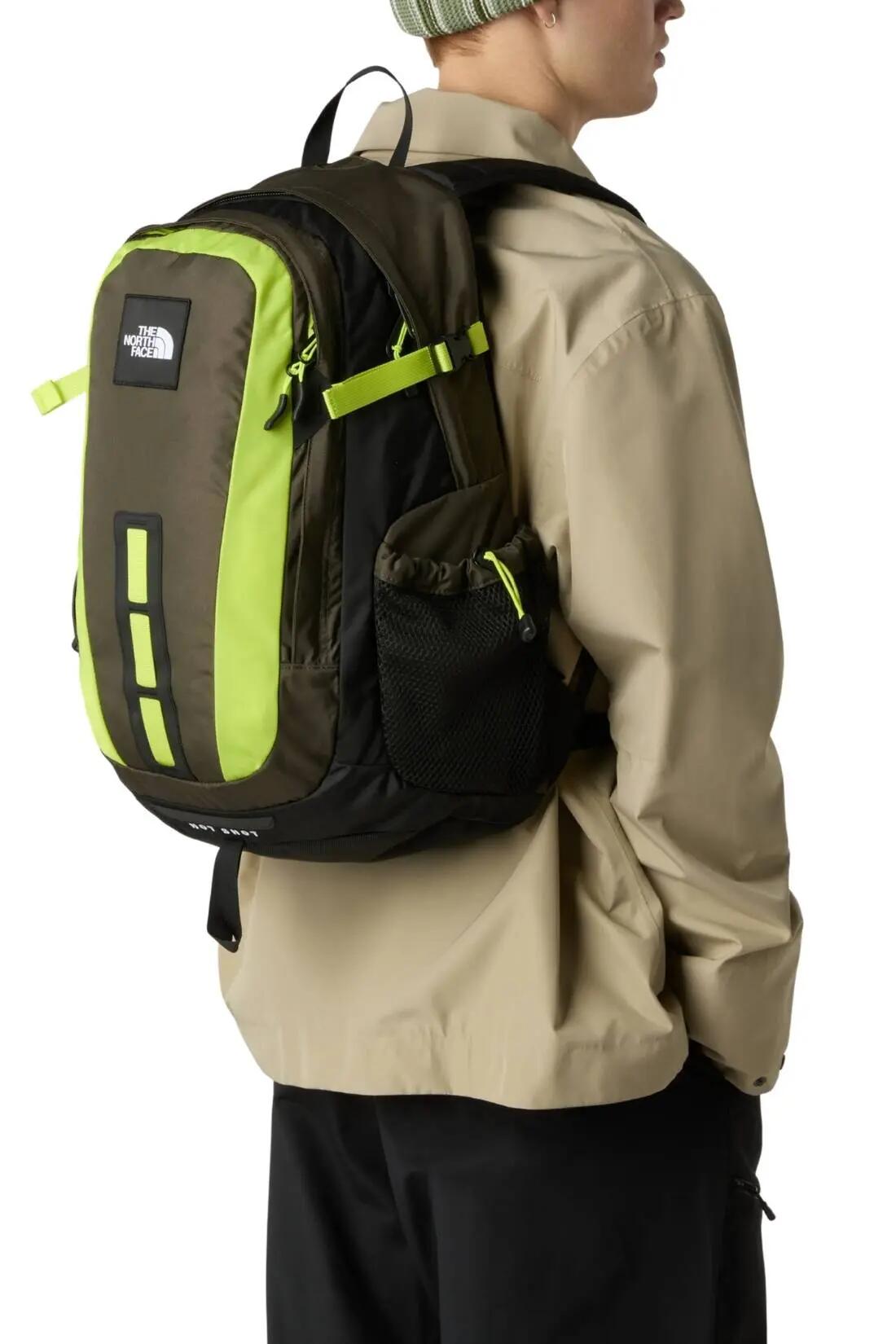 Zaino - outdoor - unisex - imbottito, idrorepellente - hot shot - verde militare 2/5