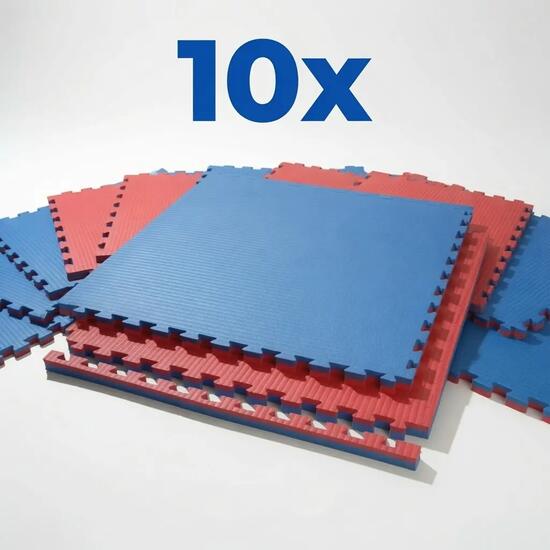 Dalles Tatami Puzzle – Lot de 10 – Tapis de Sport de Combat – 10 m² – 100 x 100