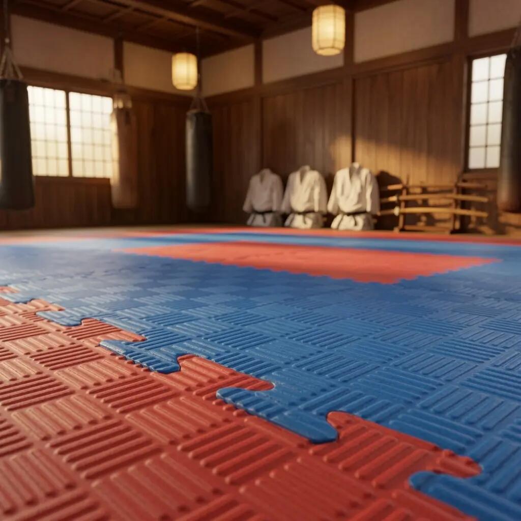 Dalles Tatami Puzzle – Lot de 10 – Tapis de Sport de Combat – 10 m² – 100 x 100 3/8