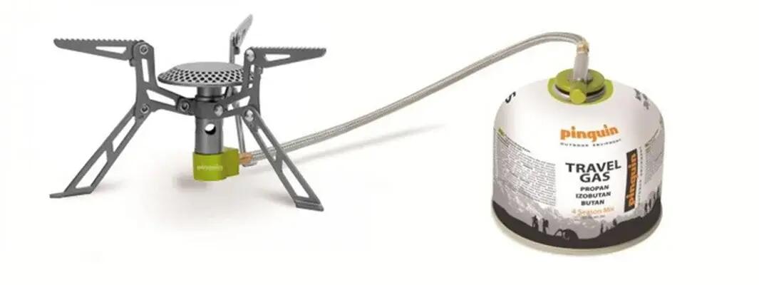 Zestaw palnika turystycznego Pinguin Mantis Titan + 2 butelki z gazem 230 g 4/6
