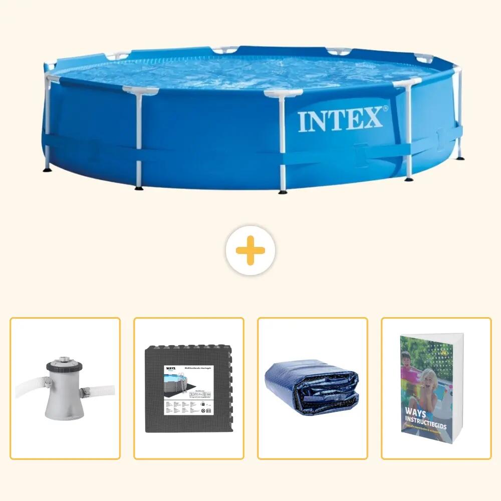 INTEX Piscina con struttura Rotonda - 305x76 cm - 5-pezzi SCB121 1/7