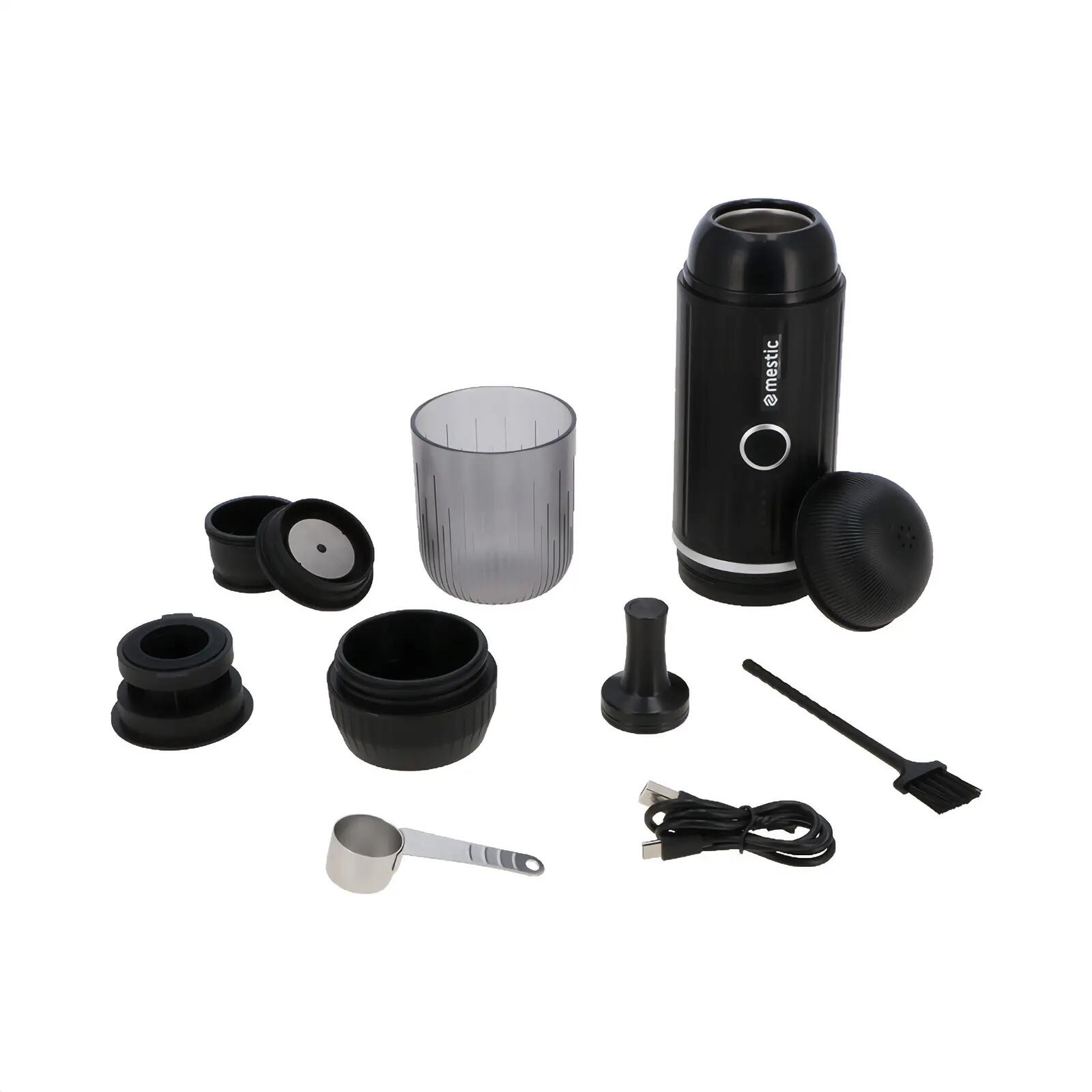 Reise Kaffeemaschine Set MK-90 Mini Tragbar Espresso Kaffee Kapseln 100W 7/11